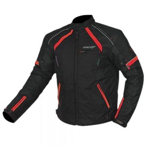 Chaqueta Moto atrox negra / rojo XL