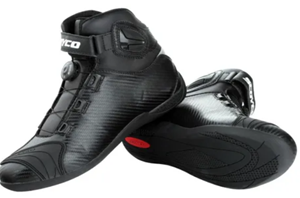 Botas soyco para moto caña media c/ protecciones