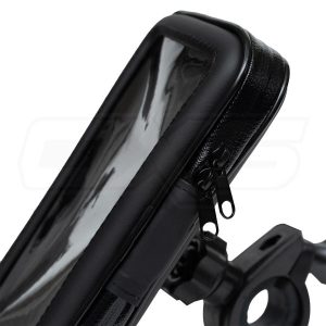 SOPORTE CELULAR CON ESTUCHE IMPERMEABLE PARA MOTO
